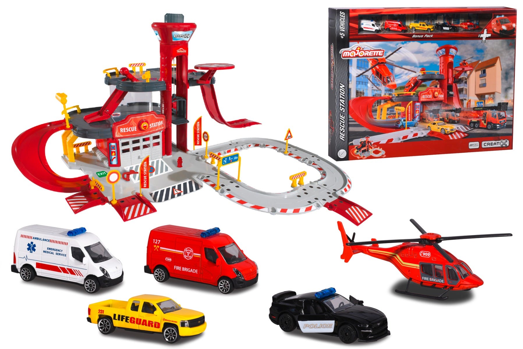 Creatix Rescue Station 5 Vehicles