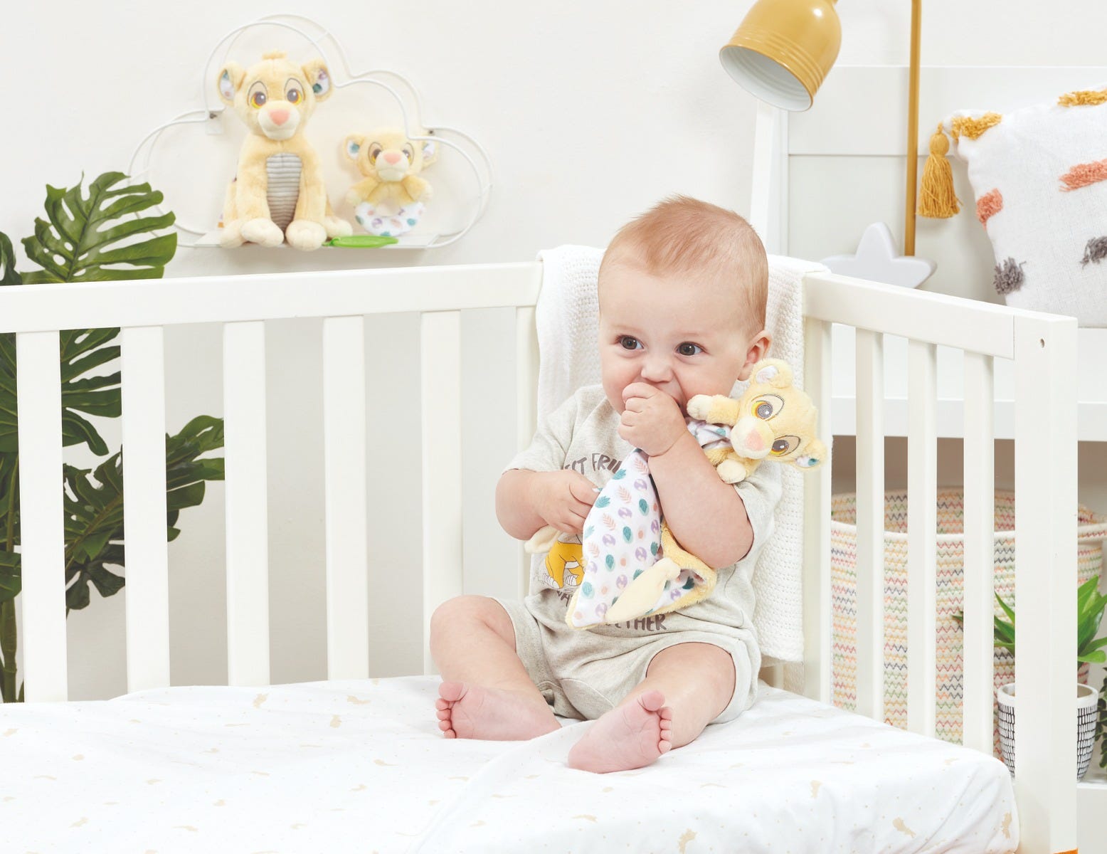 Lion king baby bed set on sale