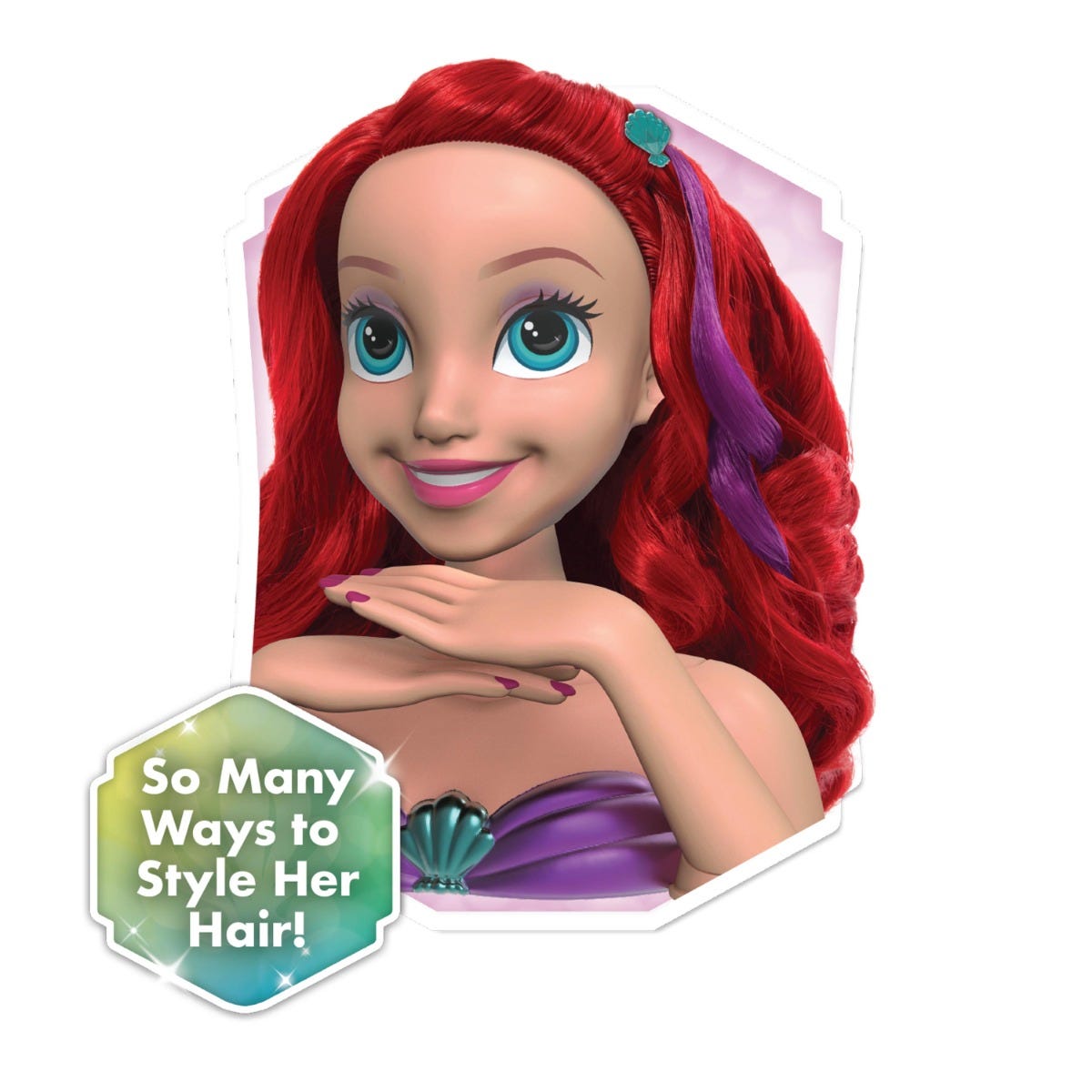 Disney Princess Feature Spa Styling Head Ariel