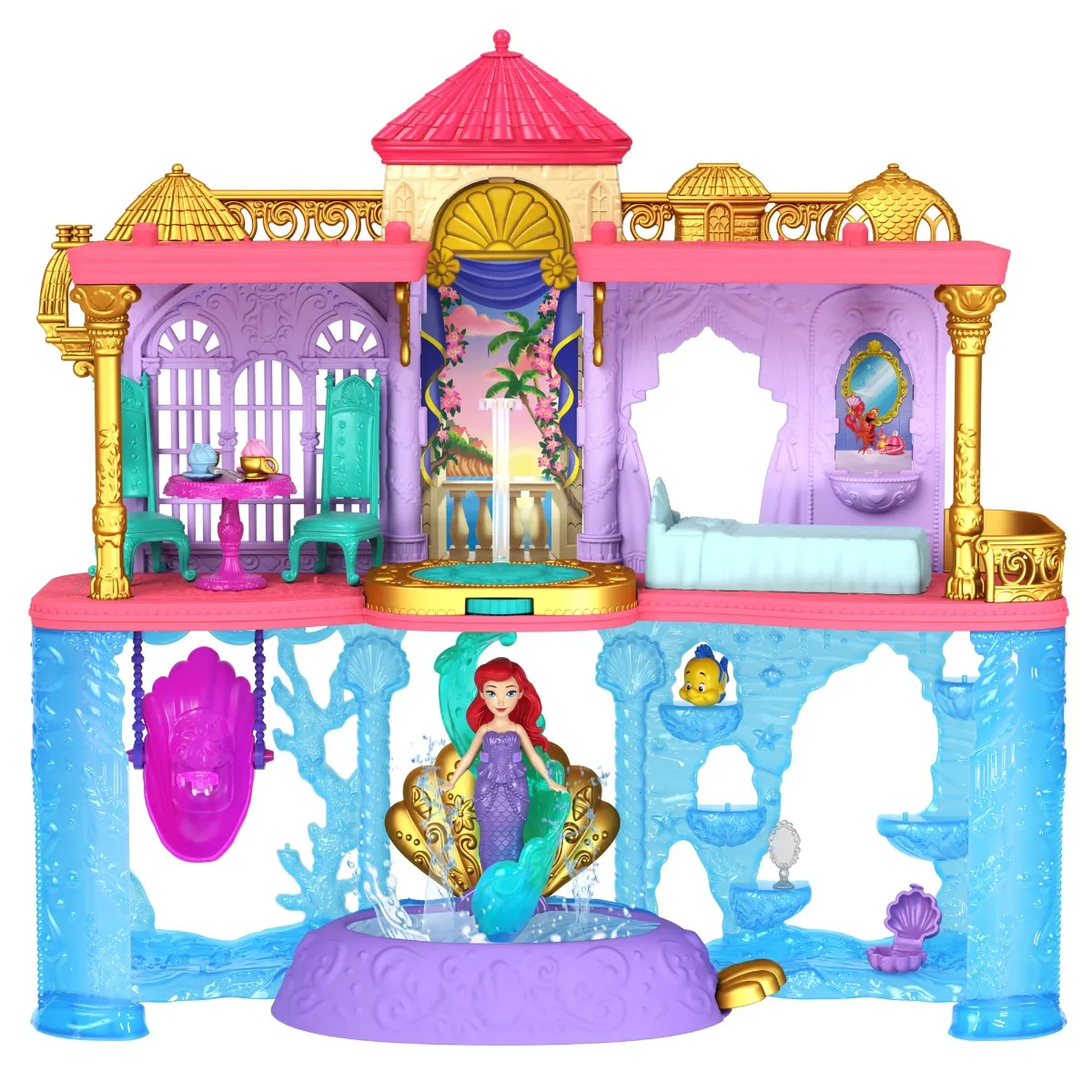 Disney Princess Small Doll Ariels Castle Playset