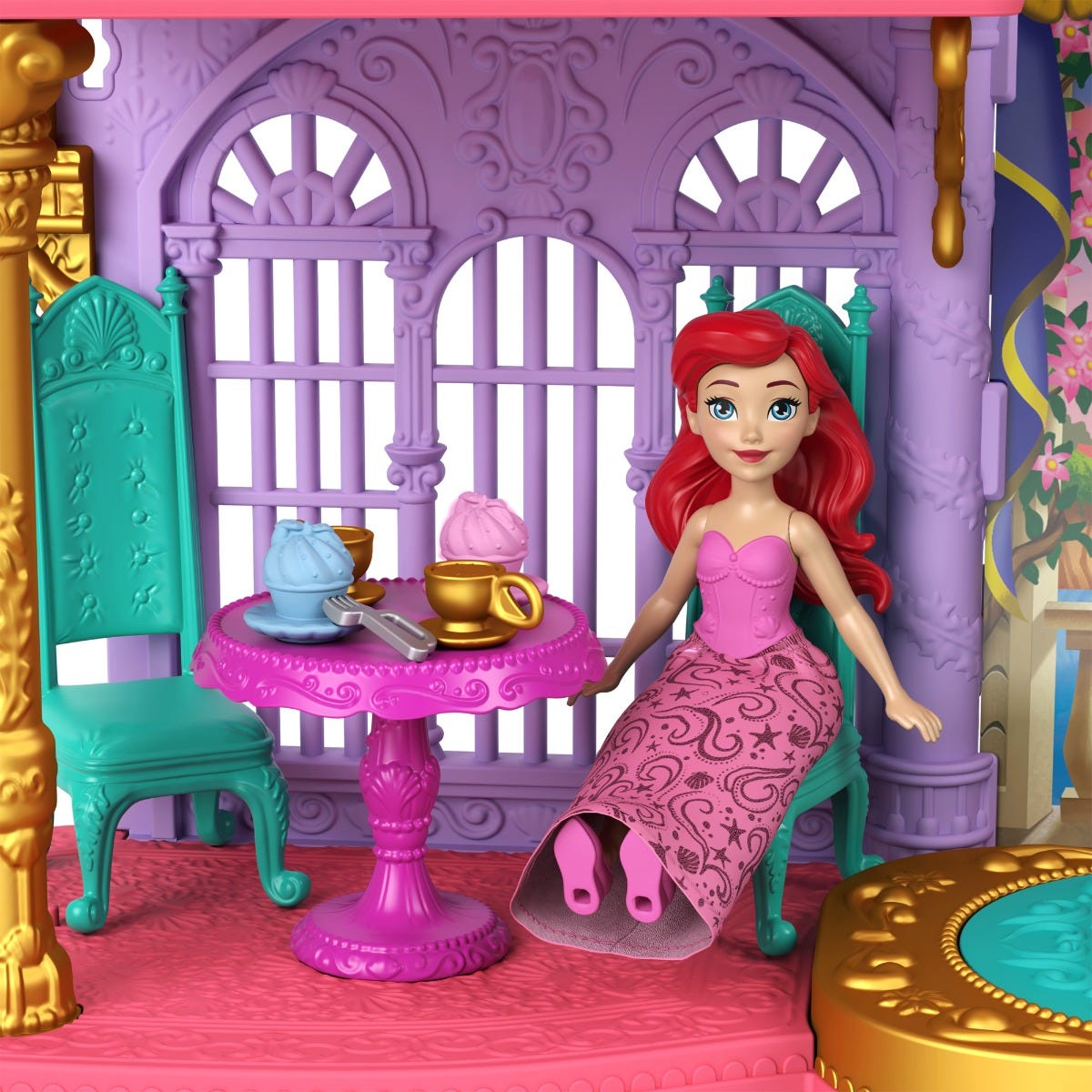 Disney Princess Small Doll Ariels Castle Playset