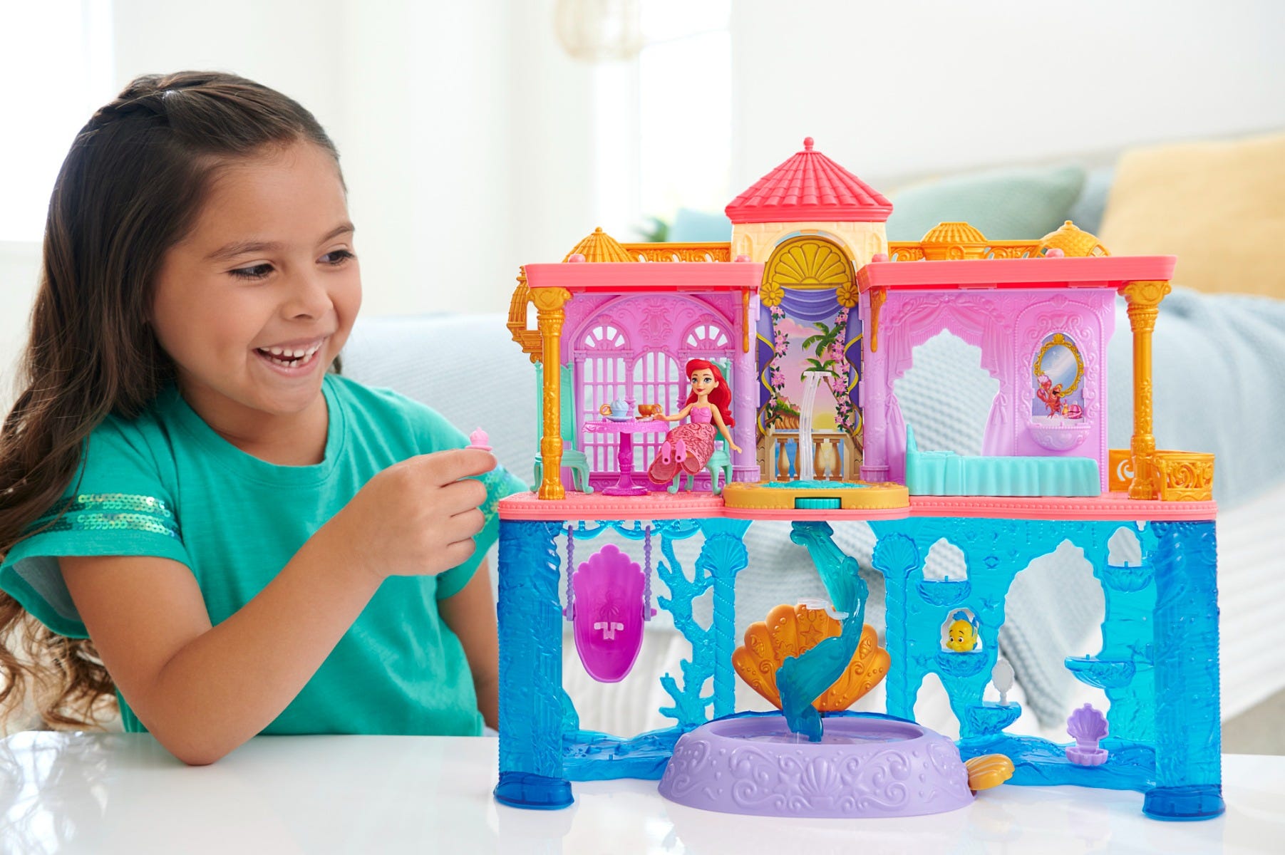 Disney Princess Small Doll Ariels Castle Playset