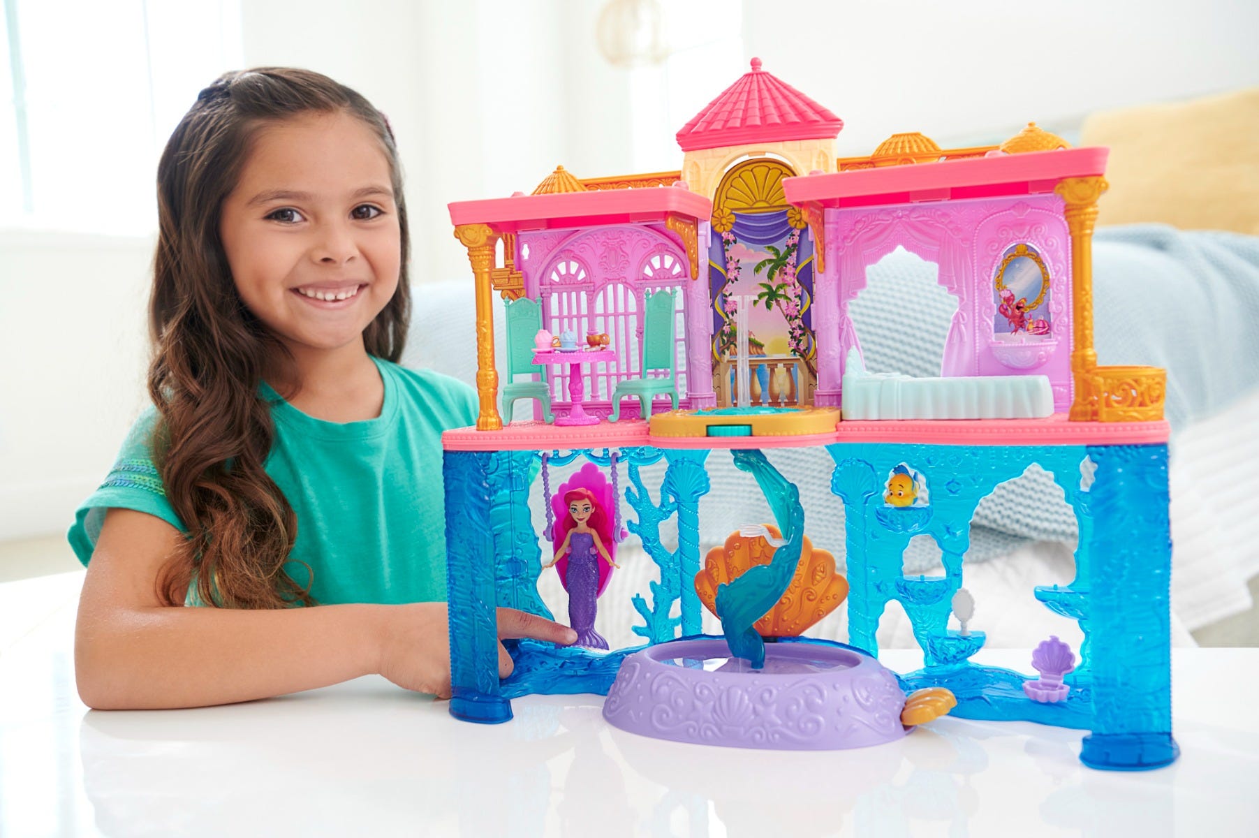 Little mermaid castle playset shop