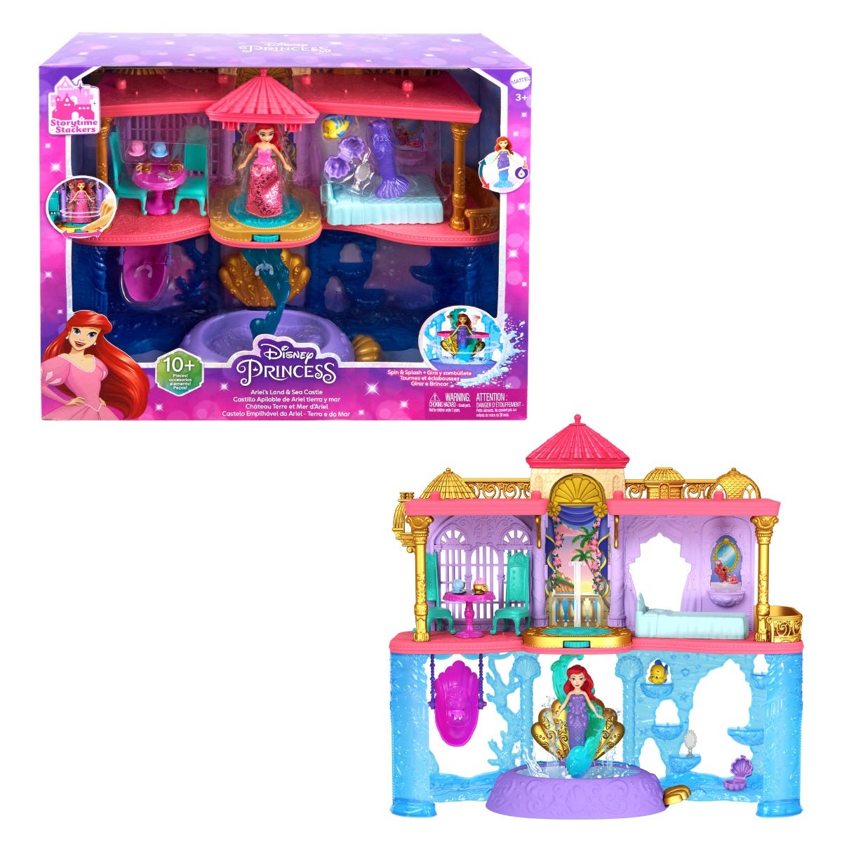 Disney Princess Small Doll Ariels Castle Playset