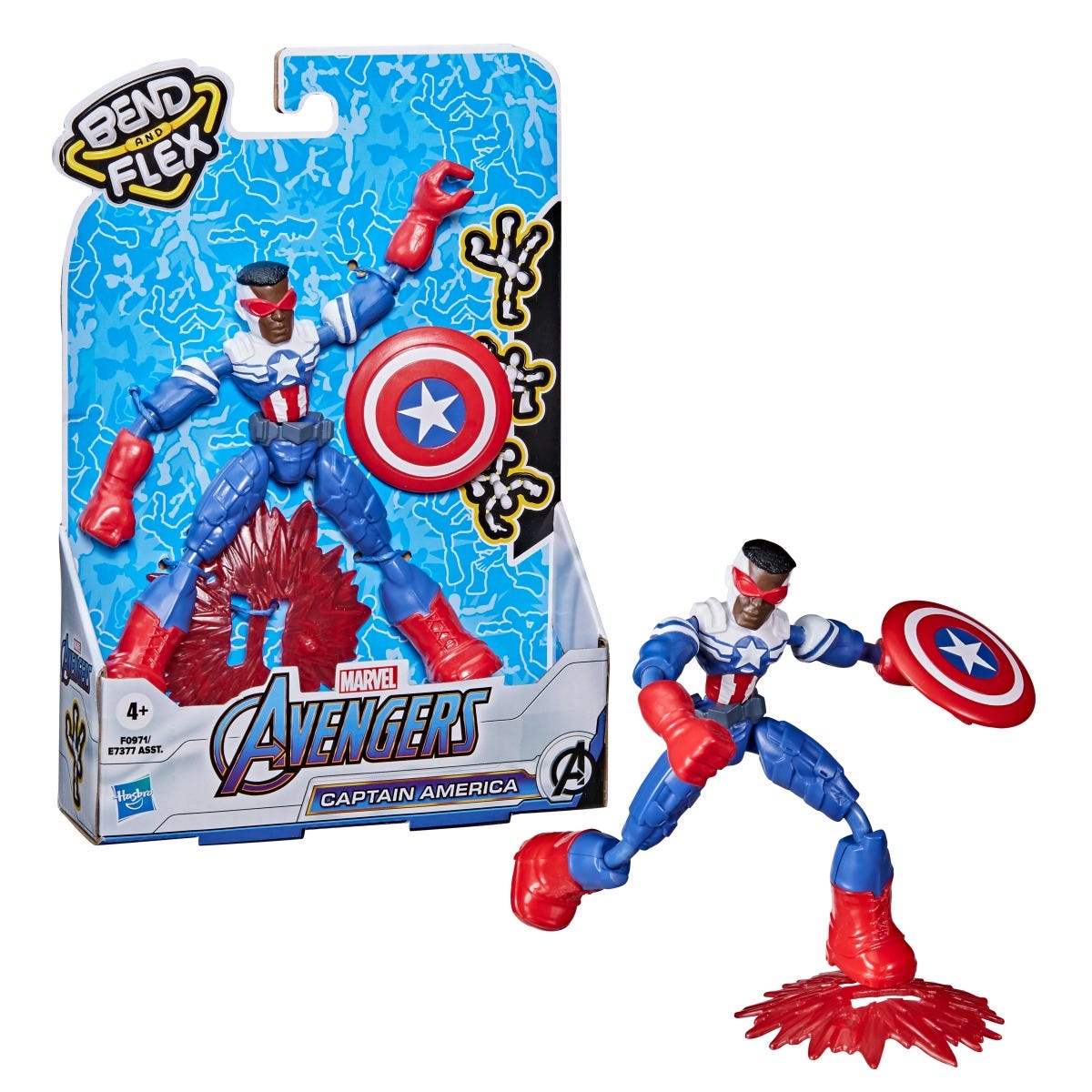 Marvel Avengers Bend And Flex Captain America