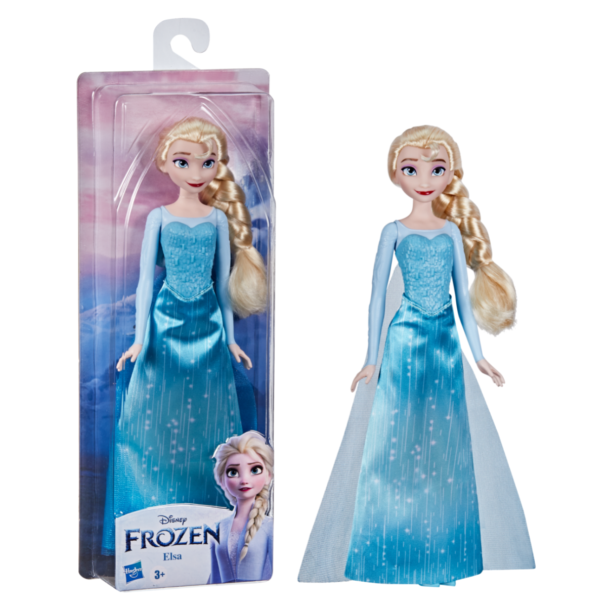 Disney S Frozen Shimmer Elsa Fashion Doll Skirt Shoes And Long