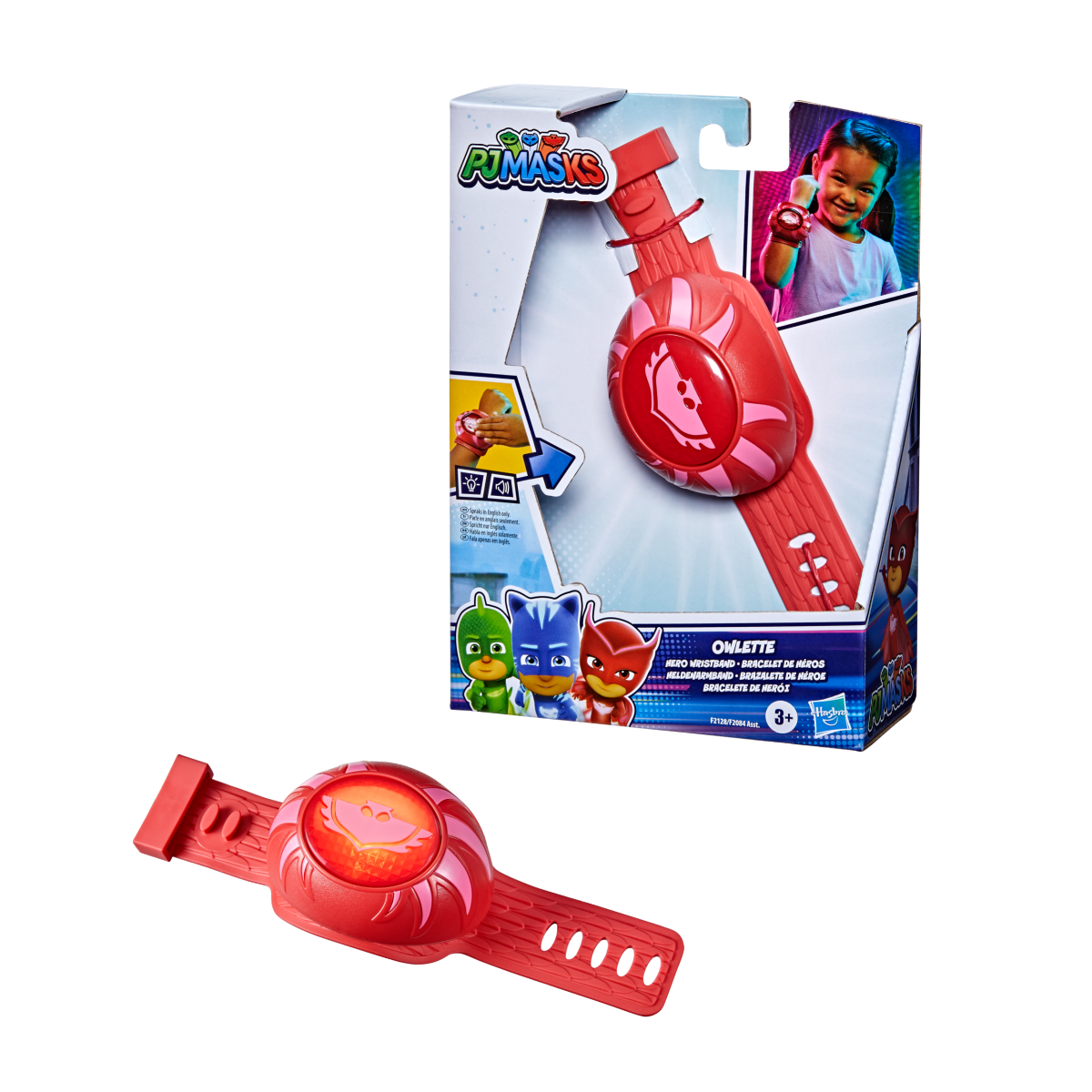 Pj Masks Owlette Power Wristband Pre School Toy Pj Masks Costume Wearable With Lights And Sounds For Children Aged 3 And Up