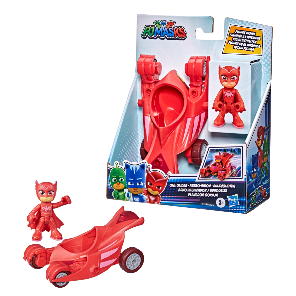 PJ Masks Owl Glider Owlette Car Action Figure at Hamleys