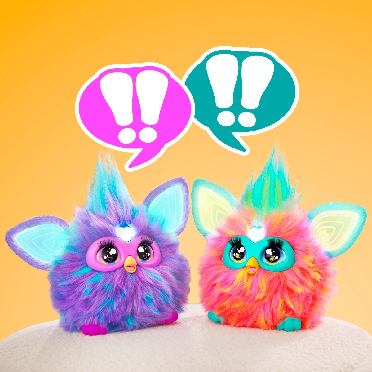 Pink and purple furby hot sale