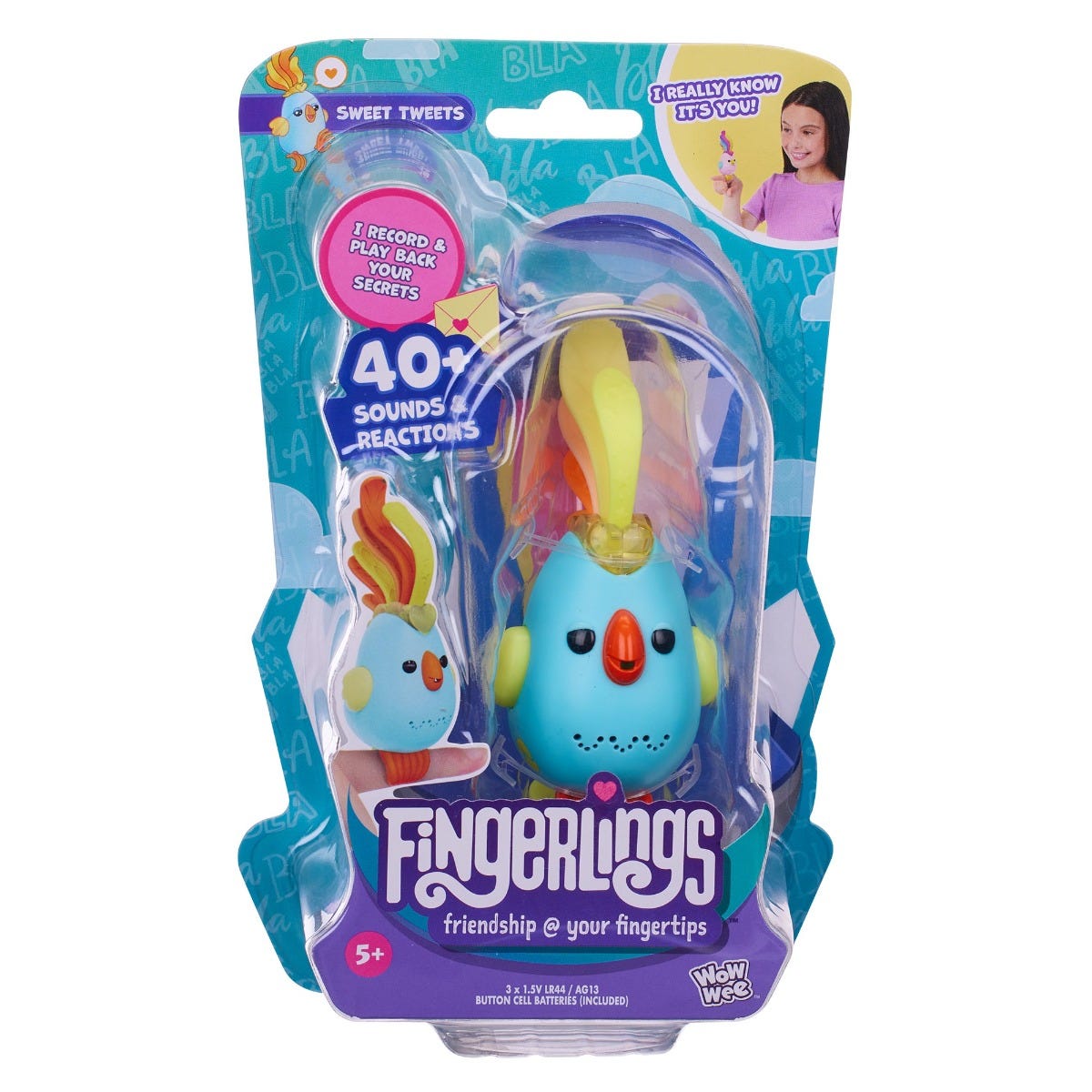Fingerlings Sweet Tweets Birdie Blue