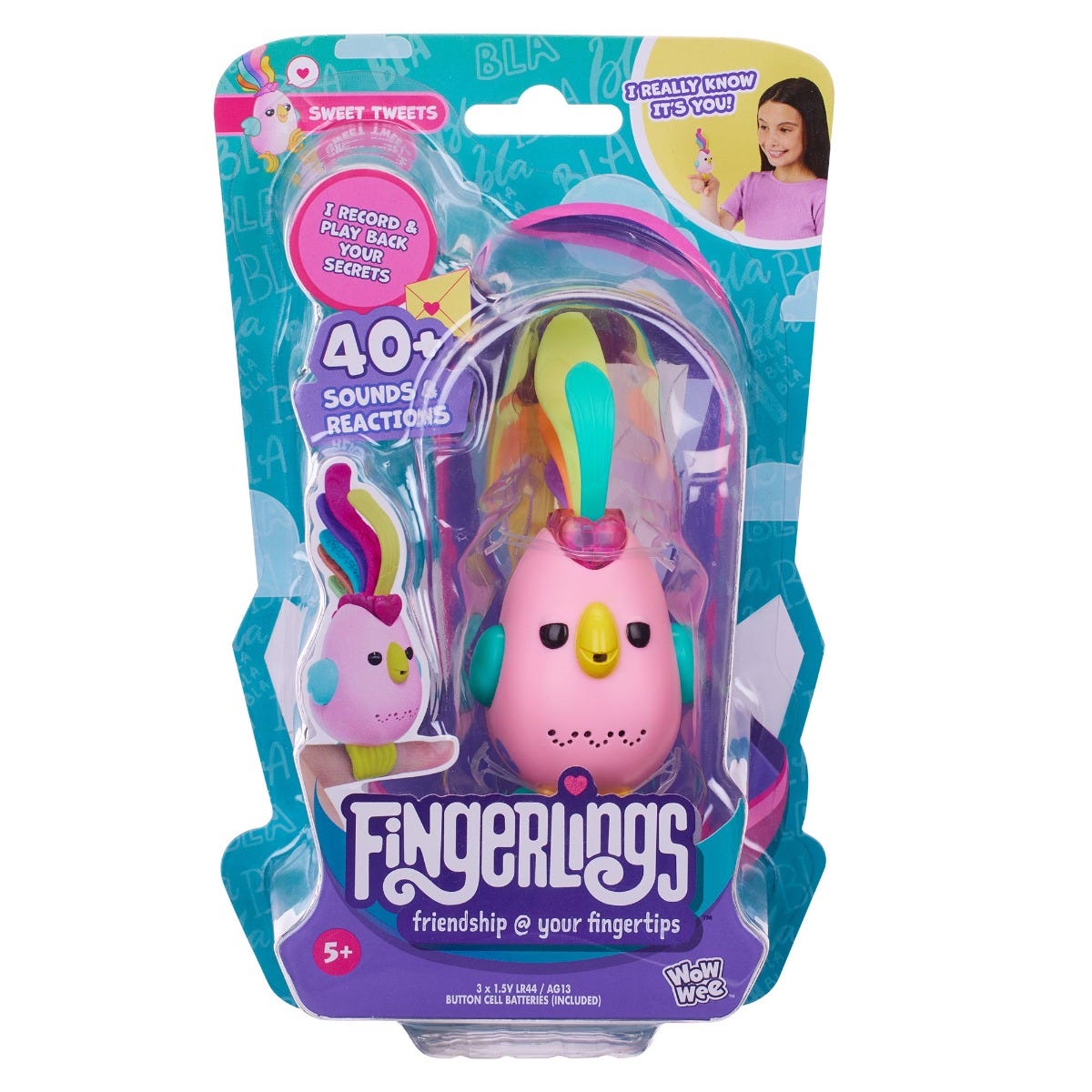 Fingerlings Sweet Tweets Birdie Pink
