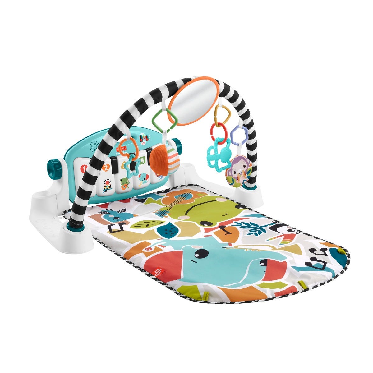 Fisher Price Glow Grow Kick Play Gym Blue