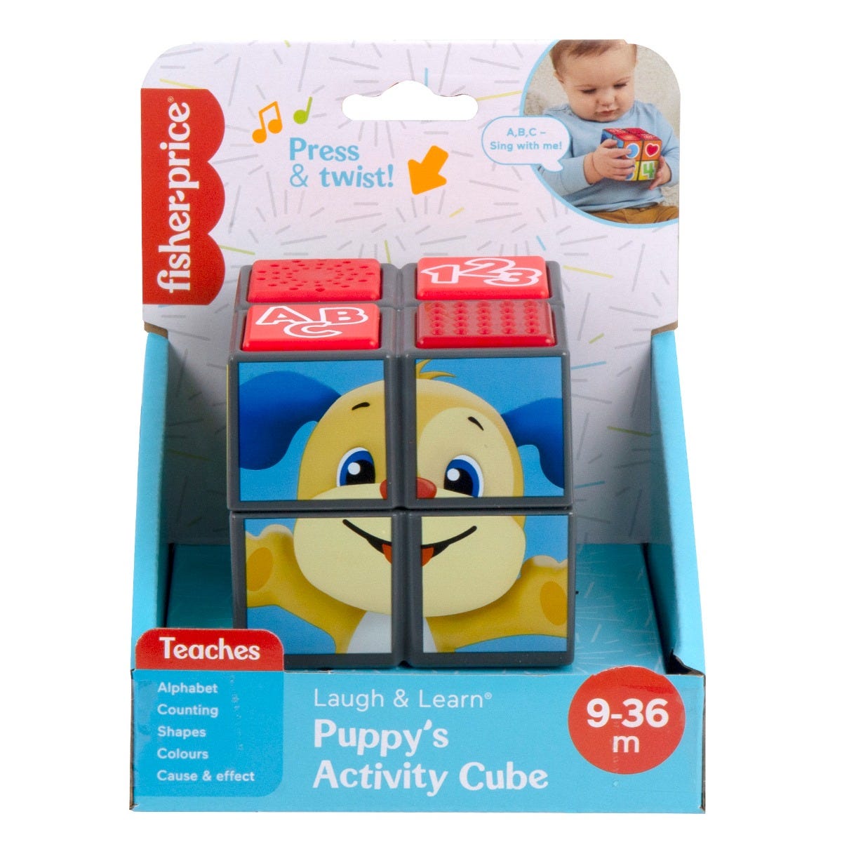 Fisher price play and learn activity cube clearance