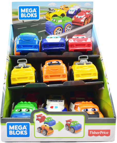 Mega Bloks First Builders Race Car Cdu 12