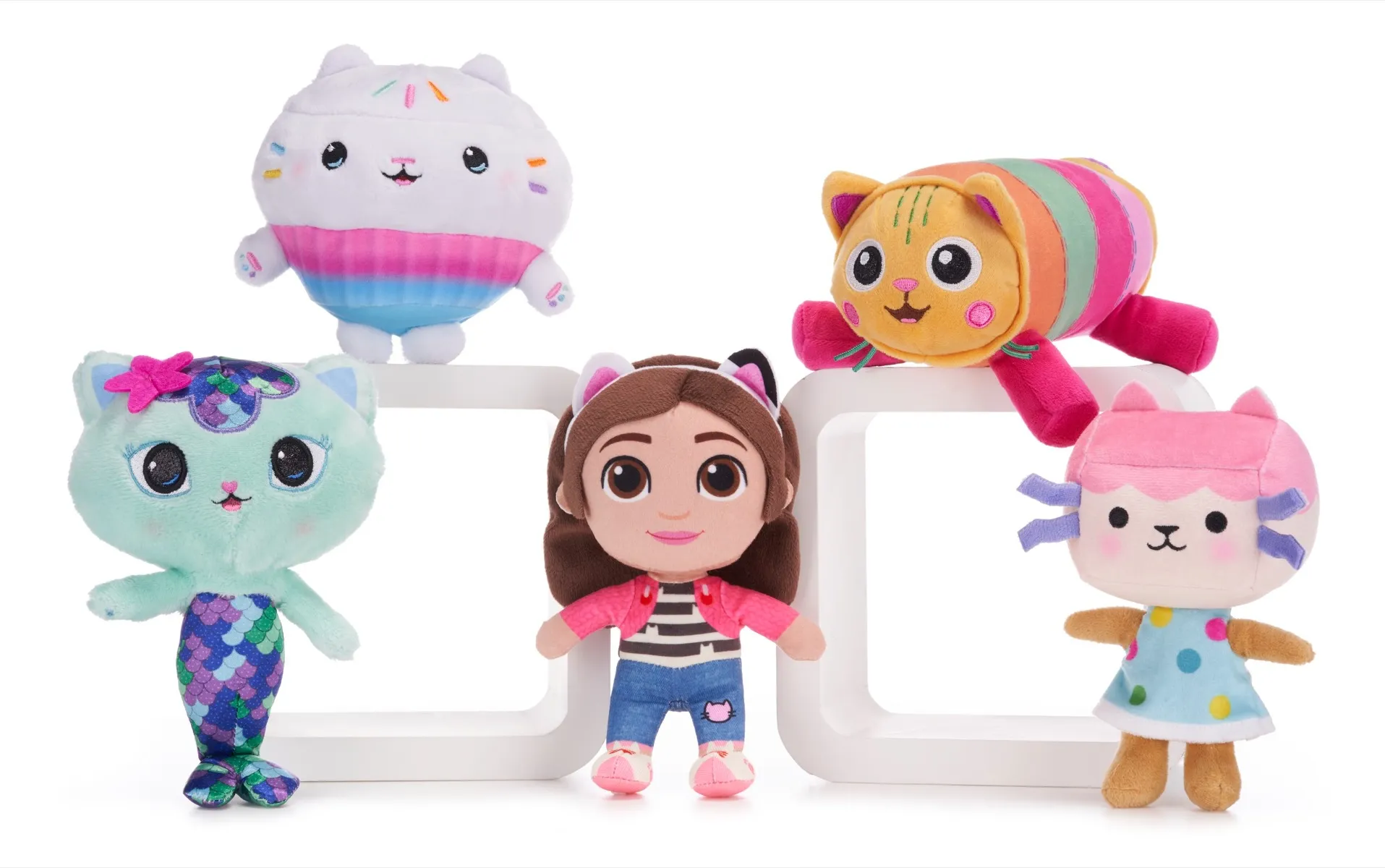 Image of Gabby's Dollhouse 7" Soft Toys 5 Assortment