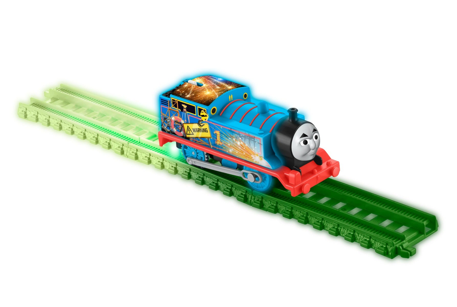 Glow in dark thomas track best sale