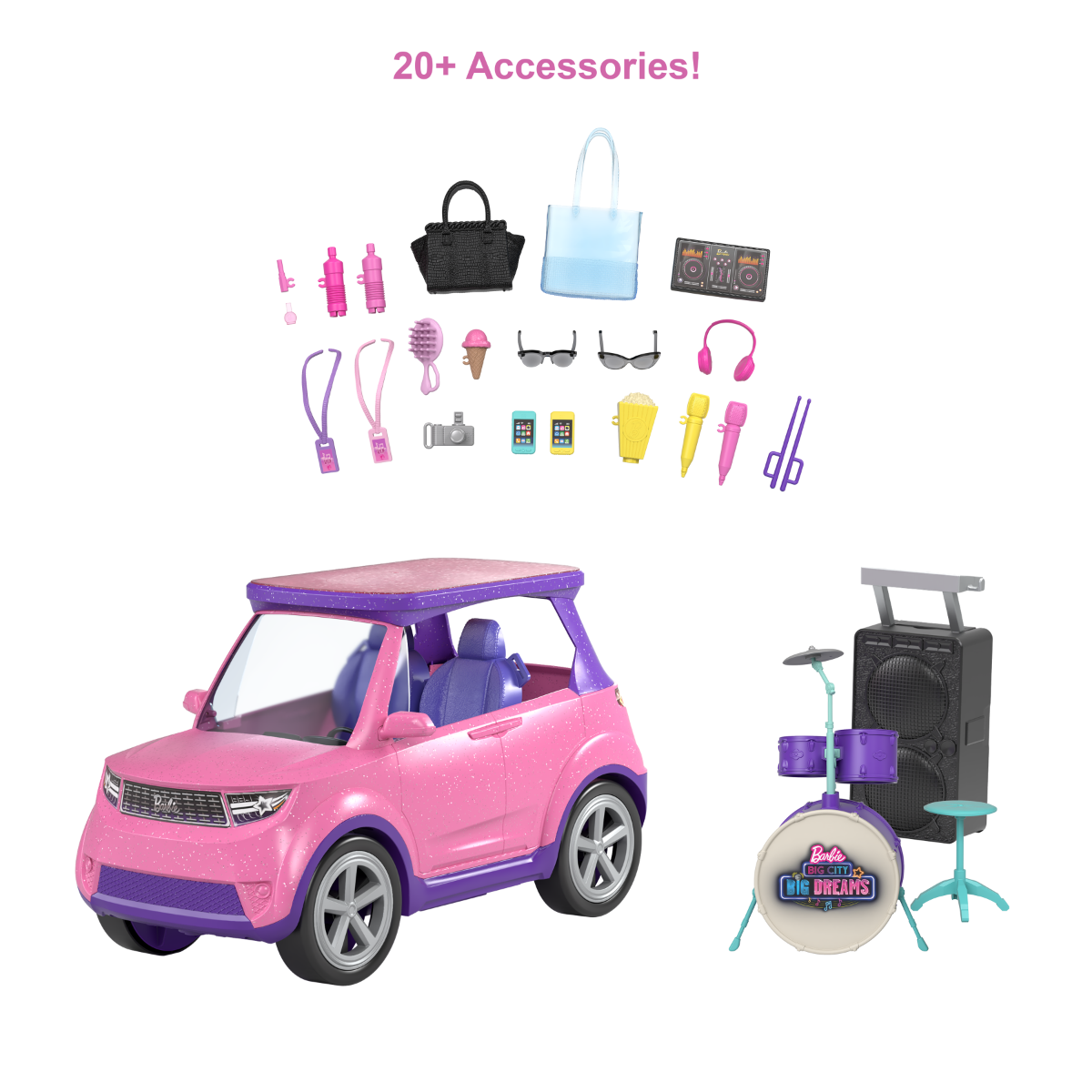 Barbie doll & vehicle online