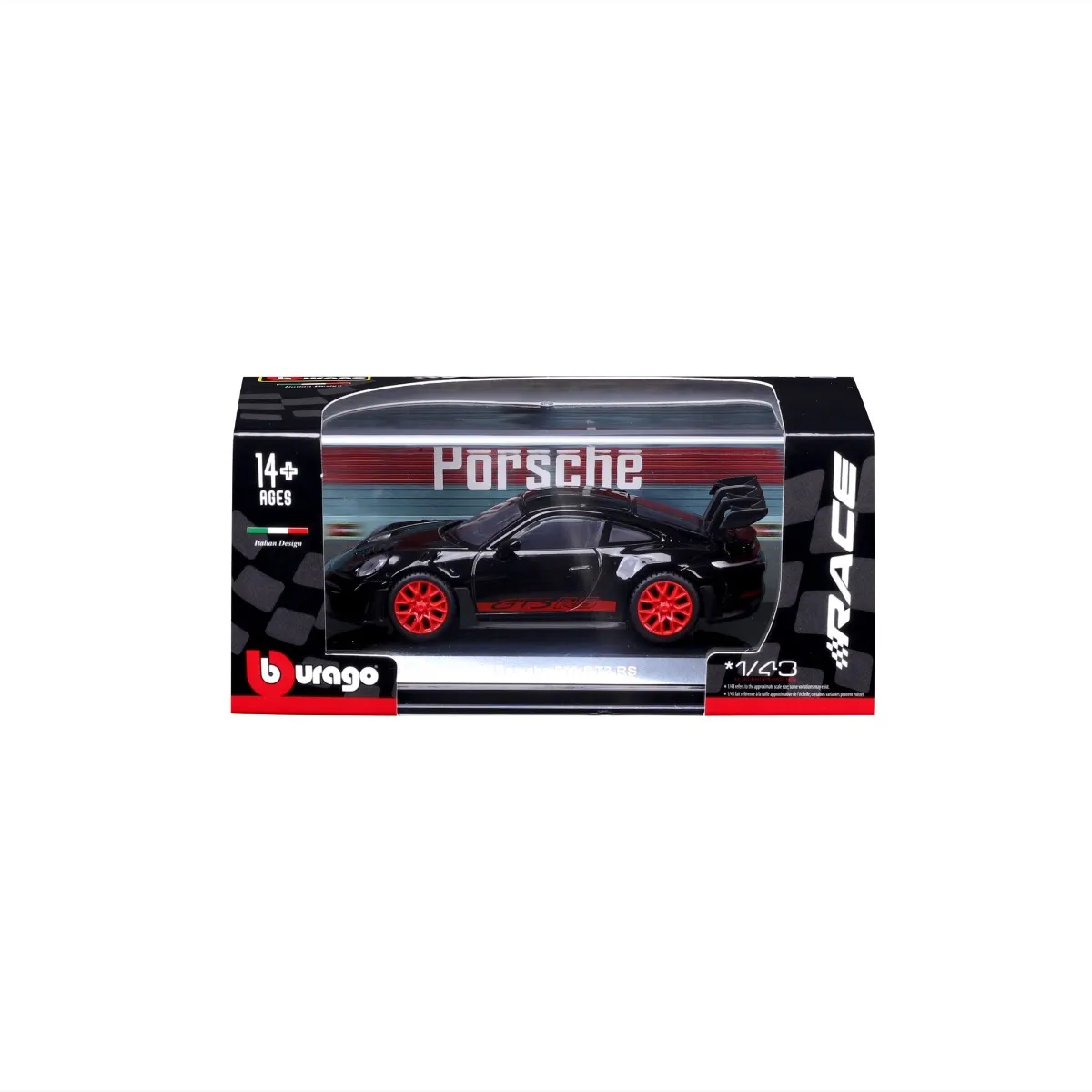 Image of Burago 1:43 Porsche 911 Gt3 Rs