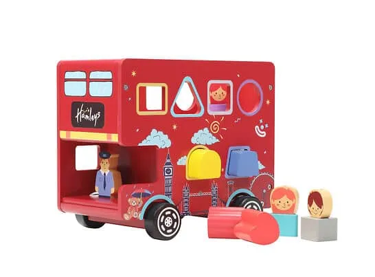 Hamleys Wooden London Bus