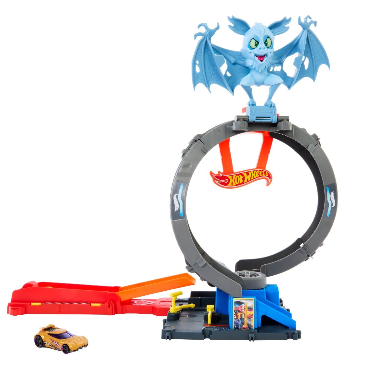 Hot Wheels City Bat Loop Attack Playset