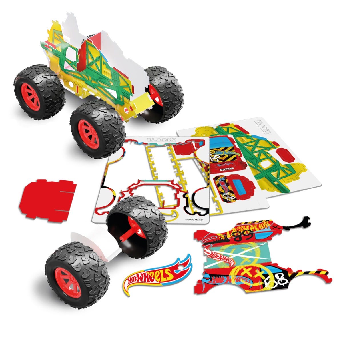 Hot Wheels Motor Maker Kitz 4X4 Monster Truck Kit