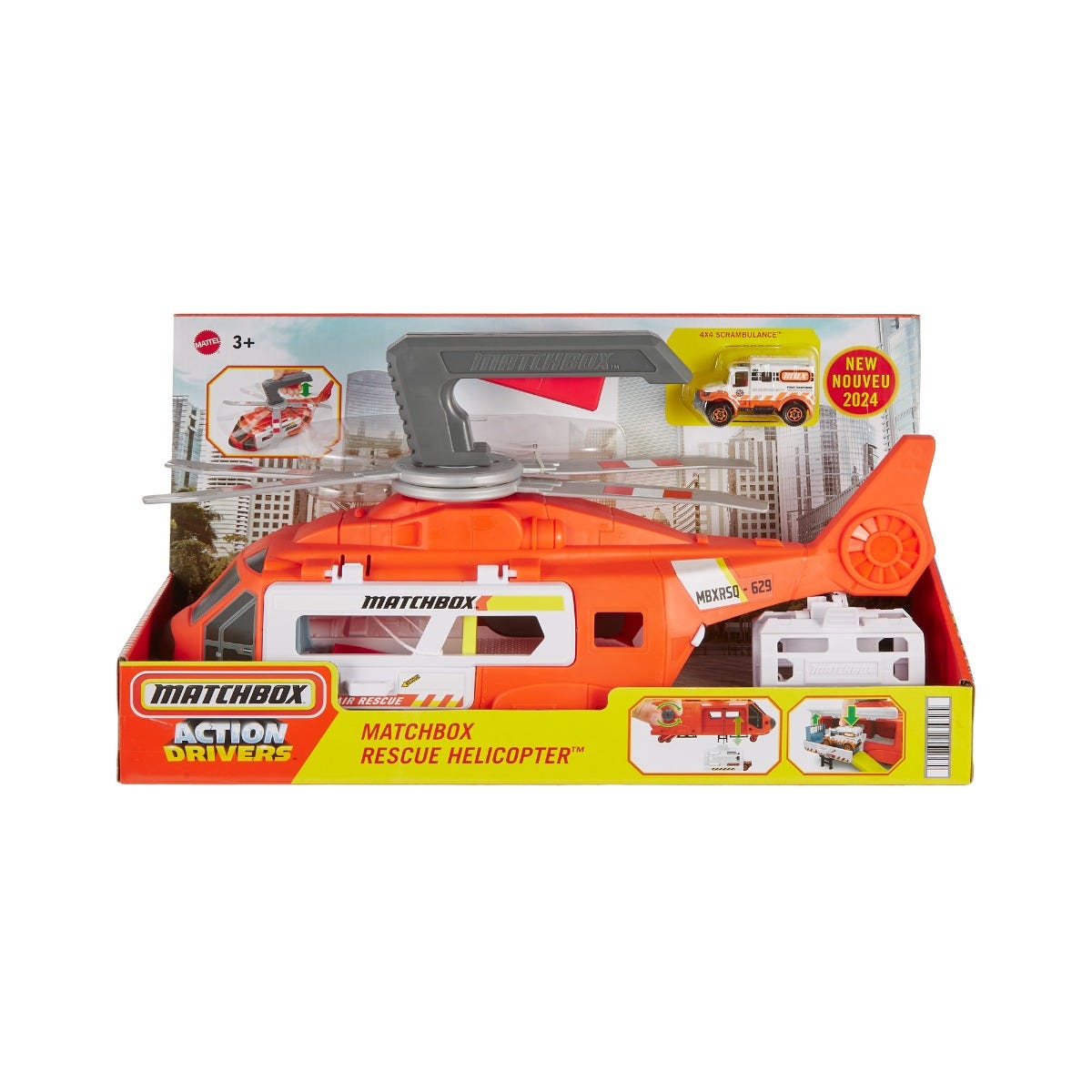 Matchbox helicopter clearance