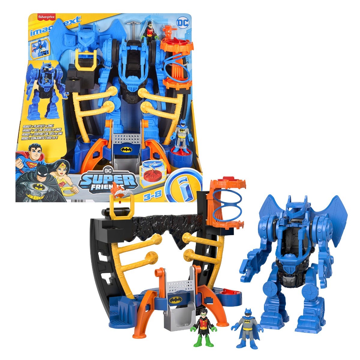 Imaginext Dc Super Friends Batman Robot Command Centre