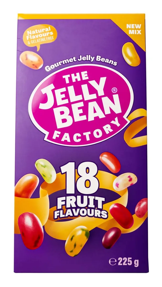 Jelly Bean Wedge Box - Fruit Mix 225g