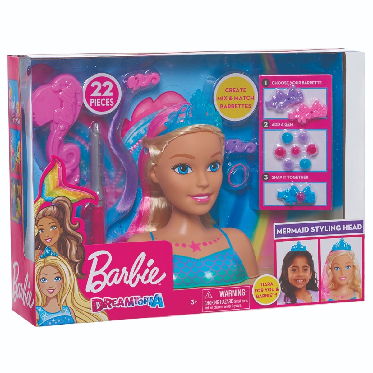 Large outlet barbie head
