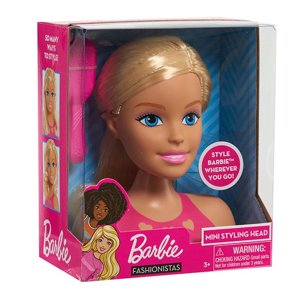 Barbie Mini Blonde Styling Head