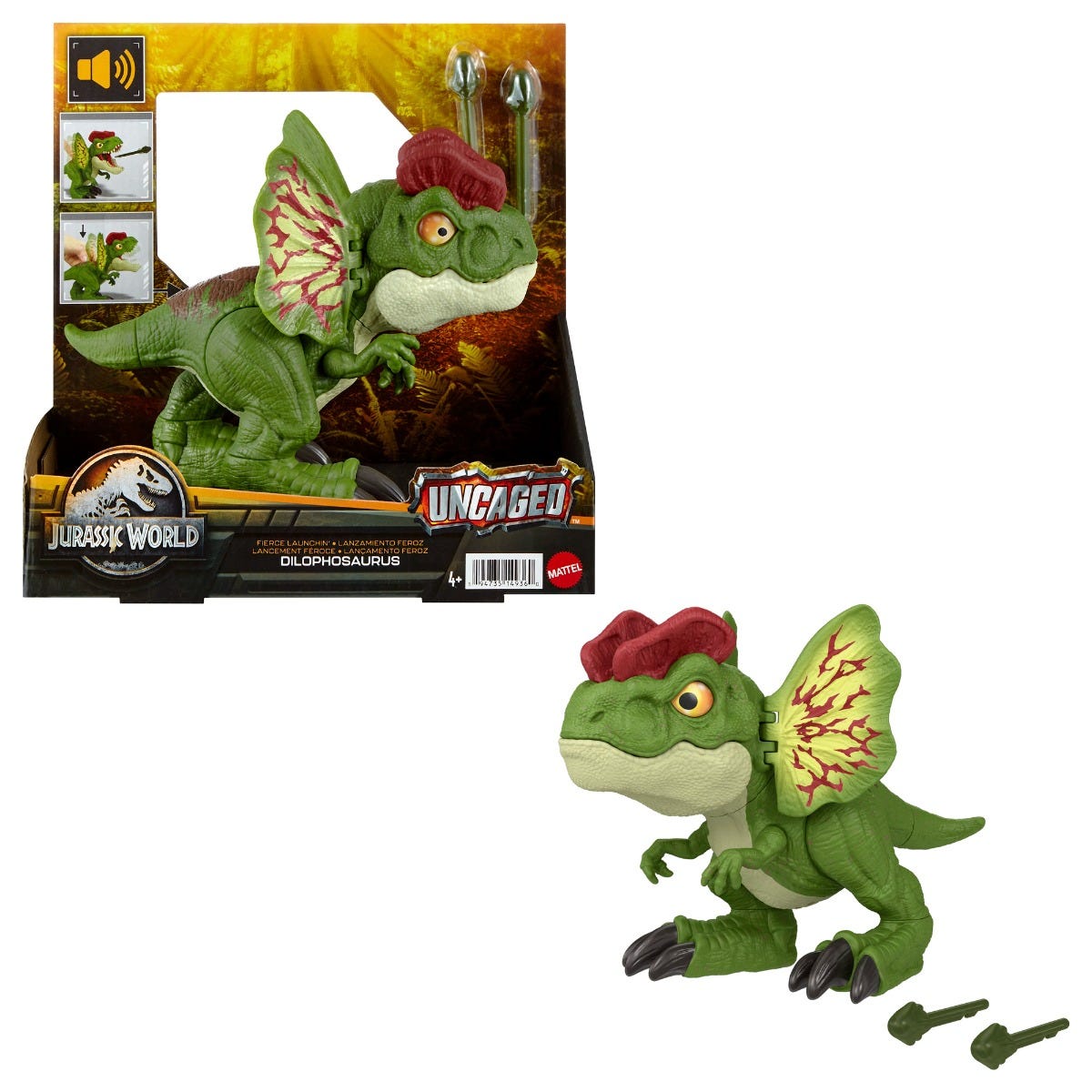 Jurassic World Uncaged Dilophosaurus