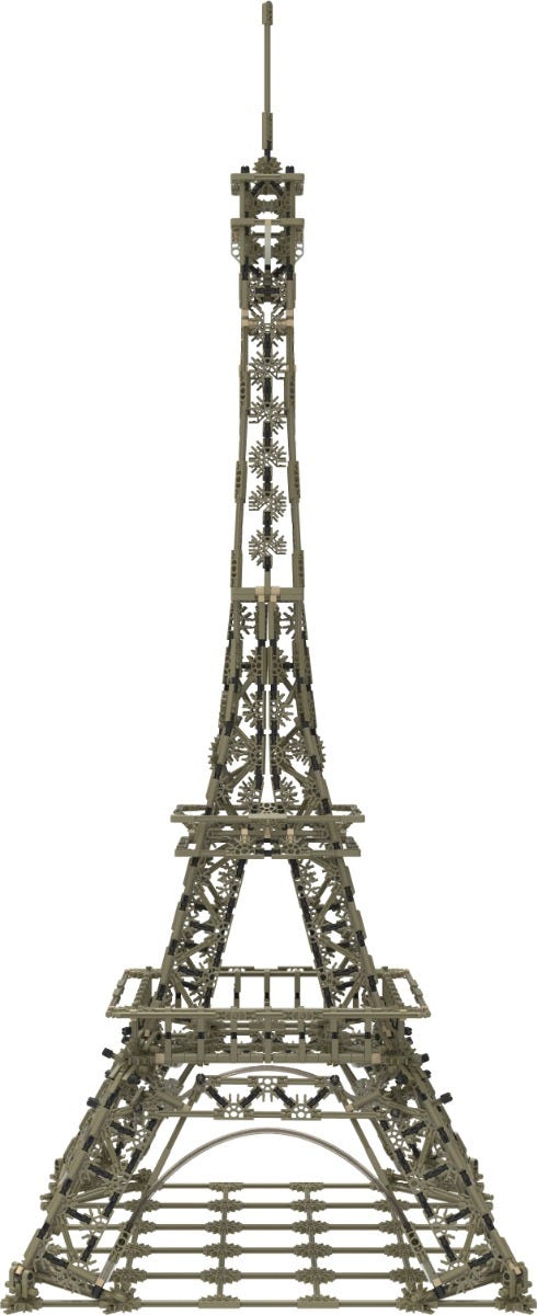 K Nex Architecture Eiffel Tower