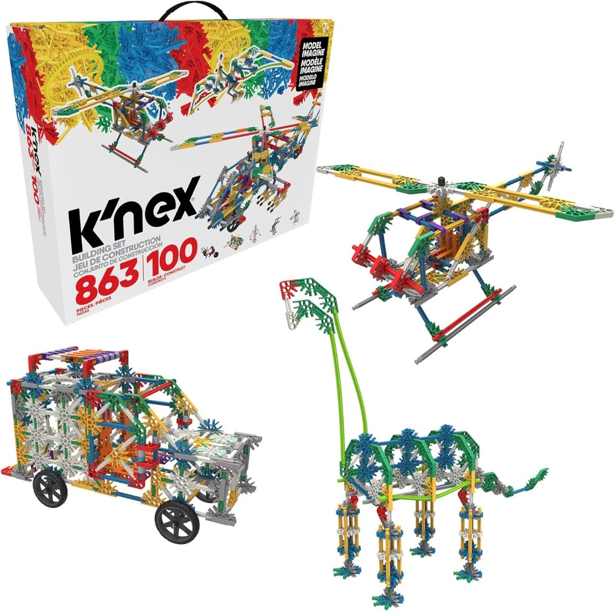 Knex car building set store