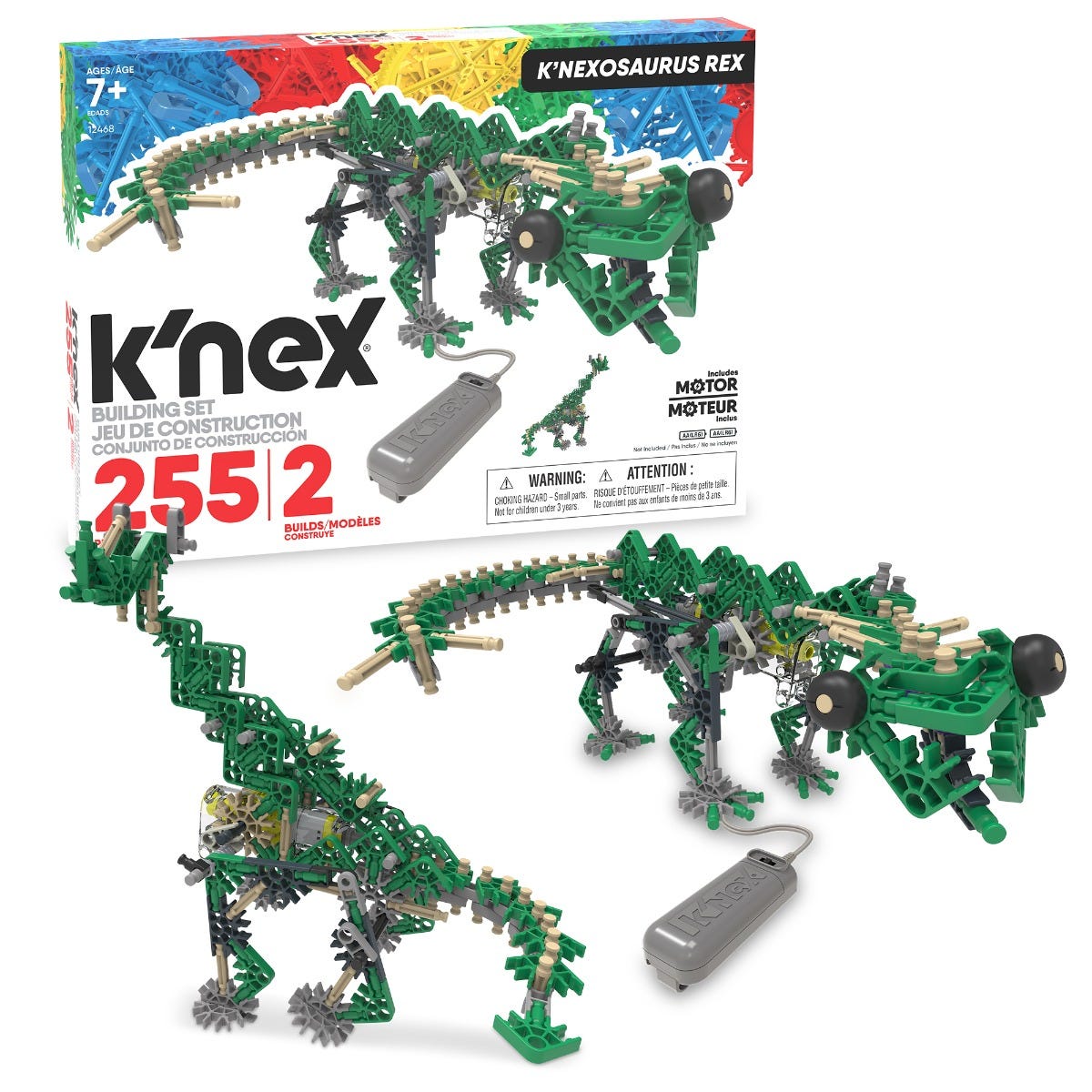 K'Nex Classics 2 Model - K'Nexosaurus Rex Building Set (Motorised)