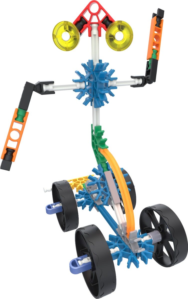 K Nex Classics 300 Pc 20 Model Building Fun Tub Blue Tub