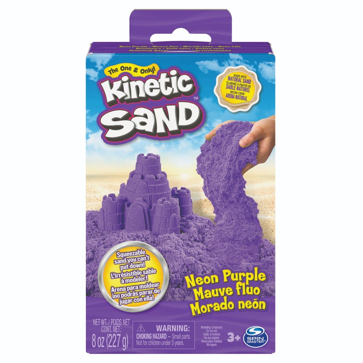 Kinetic Sand 8Oz Sand Box assortment X3