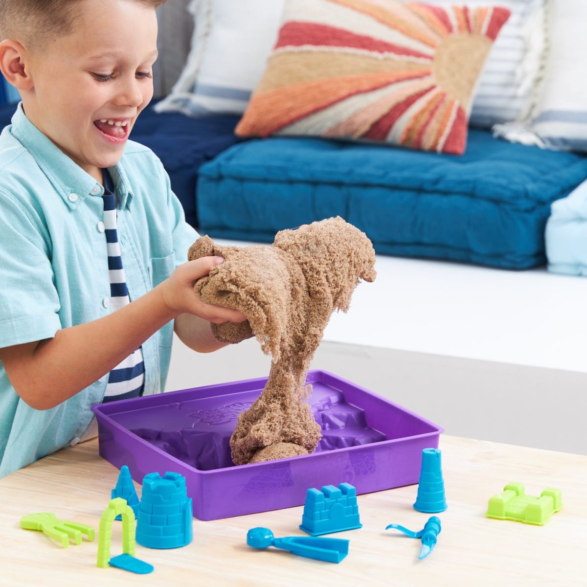 Kinetic sand beach kingdom set sales