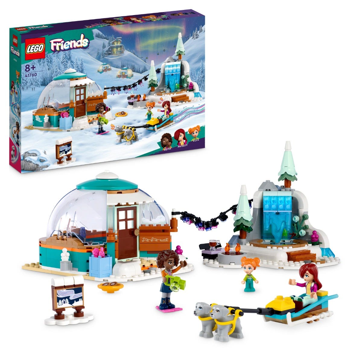 LEGO 41760 Friends Igloo Holiday Adventure Camping Set