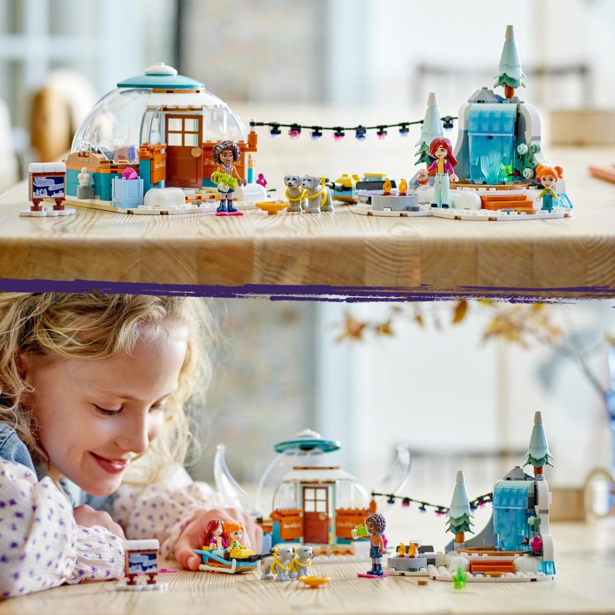 Lego igloo set top