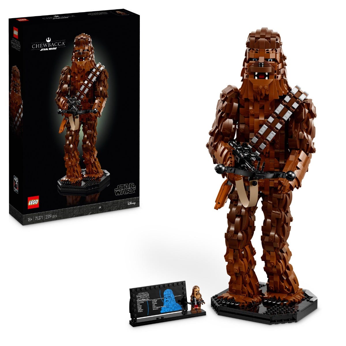 LEGO 75371 Star Wars Chewbacca Collectible Figure for Adults