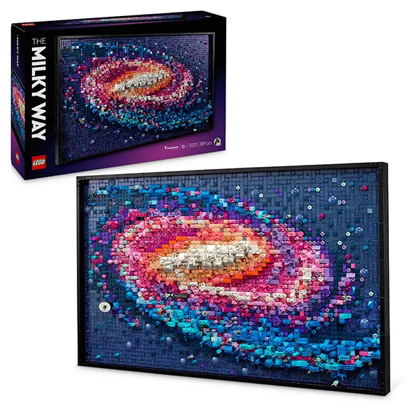 LEGO Art The Milky Way Galaxy Wall Art Set for Adults 31212