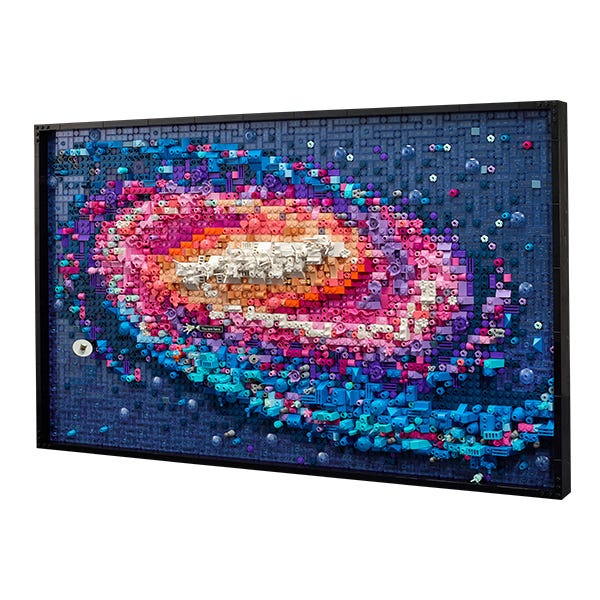LEGO Art The Milky Way Galaxy Wall Art Set for Adults 31212
