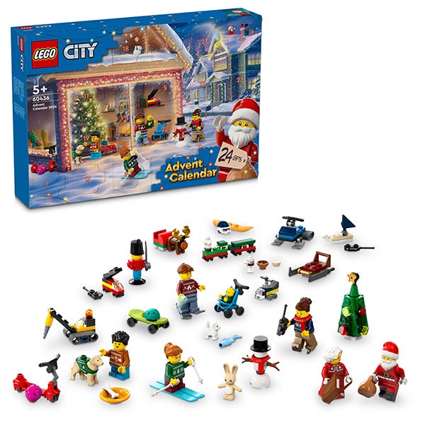 LEGO City Advent Calendar 2024 Christmas Toy Set 60436