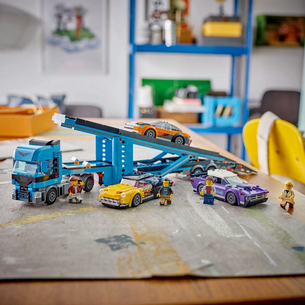 LEGO City Car Transporter Truck With Sports Cars 60408