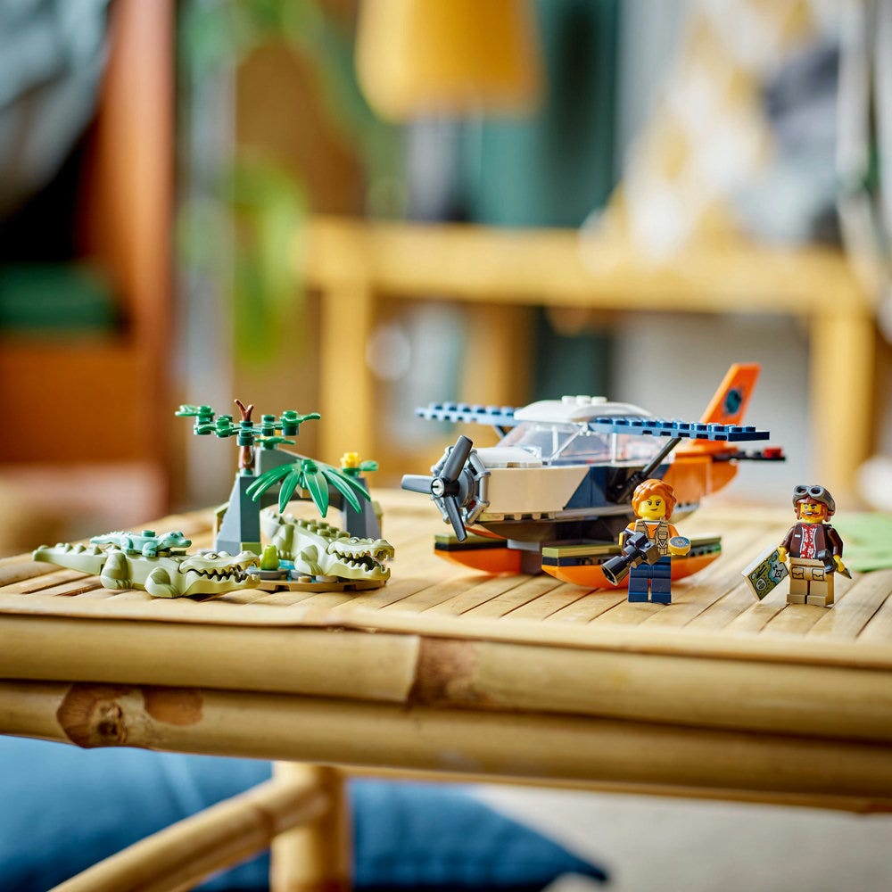 LEGO City Jungle Explorer Water Plane Toy Set 60425