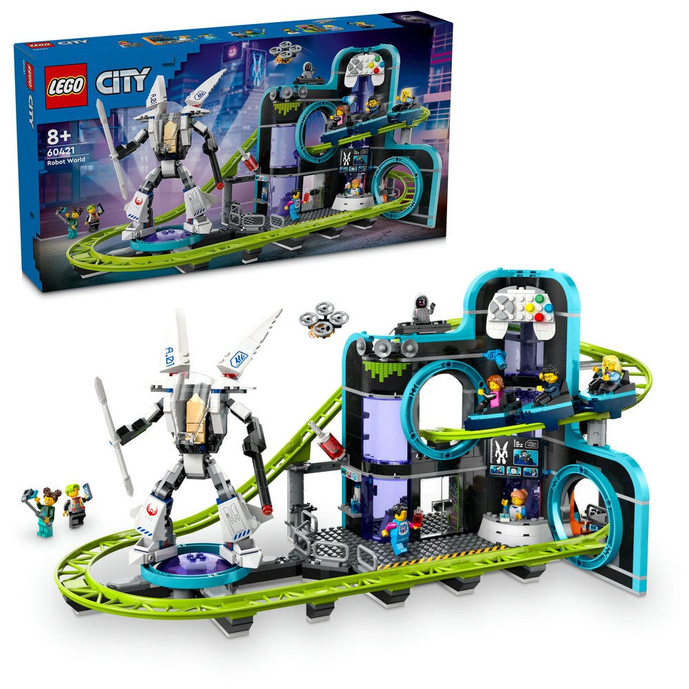 Amusement park roller coaster lego 2025