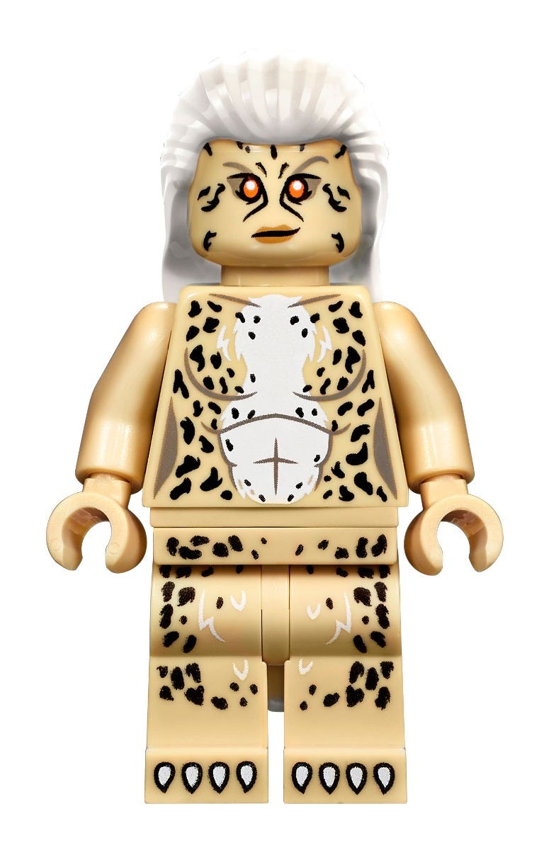 LEGO DC Wonder Woman vs The Cheetah Building Kit 76157