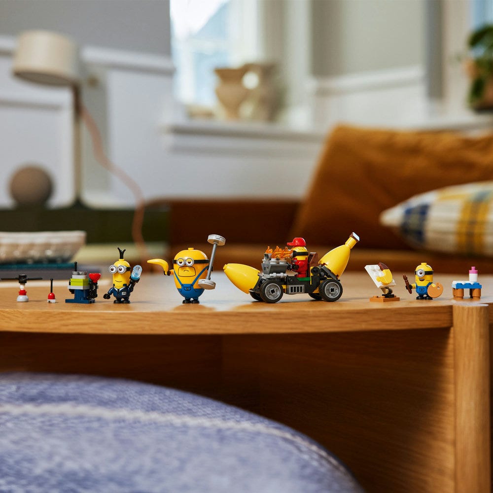 LEGO Despicable Me 4 Minions and Banana Car Toy 75580