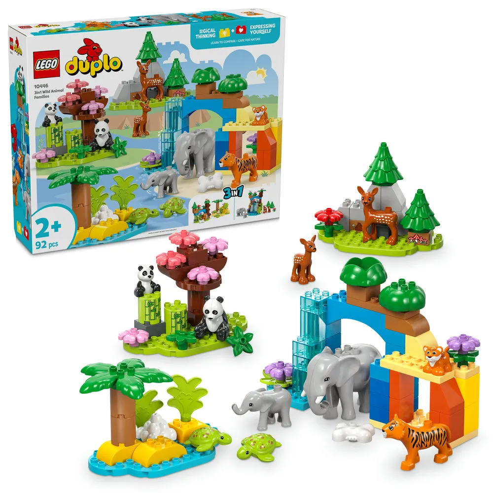 Wild animals set for understanding animal habitats by lego education duplo cheap