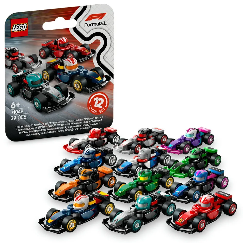 Image of LEGO® F1 Collectible Race Cars Building Toy For Kids 71049